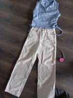 cordhose straight wide fit cream mid rise pants Baden-Württemberg - Laufenburg (Baden) Vorschau