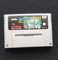 Super Nintendo SNES Die Schlümpfe Reisen um die Welt Spiel Nordrhein-Westfalen - Recklinghausen Vorschau