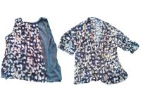 ❤️ Bluse Shirt Top Jacke ULLA POPKEN Gr. 54 / 56 Grau Bunt ❤️ Niedersachsen - Sulingen Vorschau