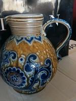 Jugendstil Reinhold Merkelbach Krug, Kanne, 2 Liter, Salzglasur Baden-Württemberg - Ostrach Vorschau