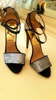 Zara Sandaletten Glitzer Gr. 40 gold/Silber NEU Nordrhein-Westfalen - Rheine Vorschau