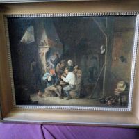 Facsimiledruck, Dorfschänke nach David Teniers d. J., Holzrahmen Hessen - Otzberg Vorschau