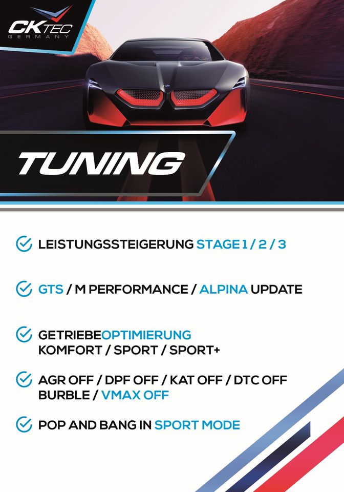 XHP GETRIEBE OPTIMIERUNG für BMW F30 F32 E92 G30 F20 F87 G20 G31 in Solingen