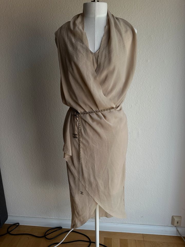 Nude Kleid Xs S H&M trend beige minikleid in Schifferstadt