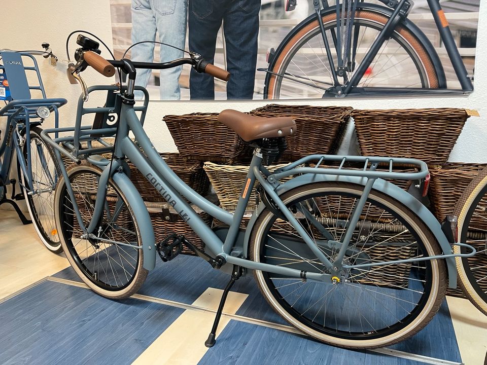 CORTINA U4 Hollandfahrrad Mädchen Fahrrad Kinderfahrrad 24 Zoll in Mönchengladbach