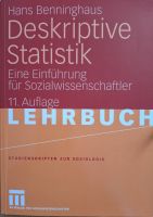 Hans Benninghaus - Deskriptive Statistik - 11. Auflage Stuttgart - Birkach Vorschau