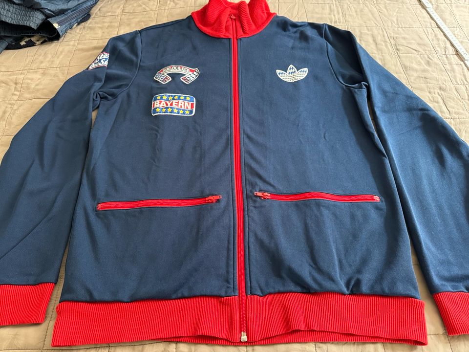 Adidas FC Bayern Track Top Gr L Blau in München