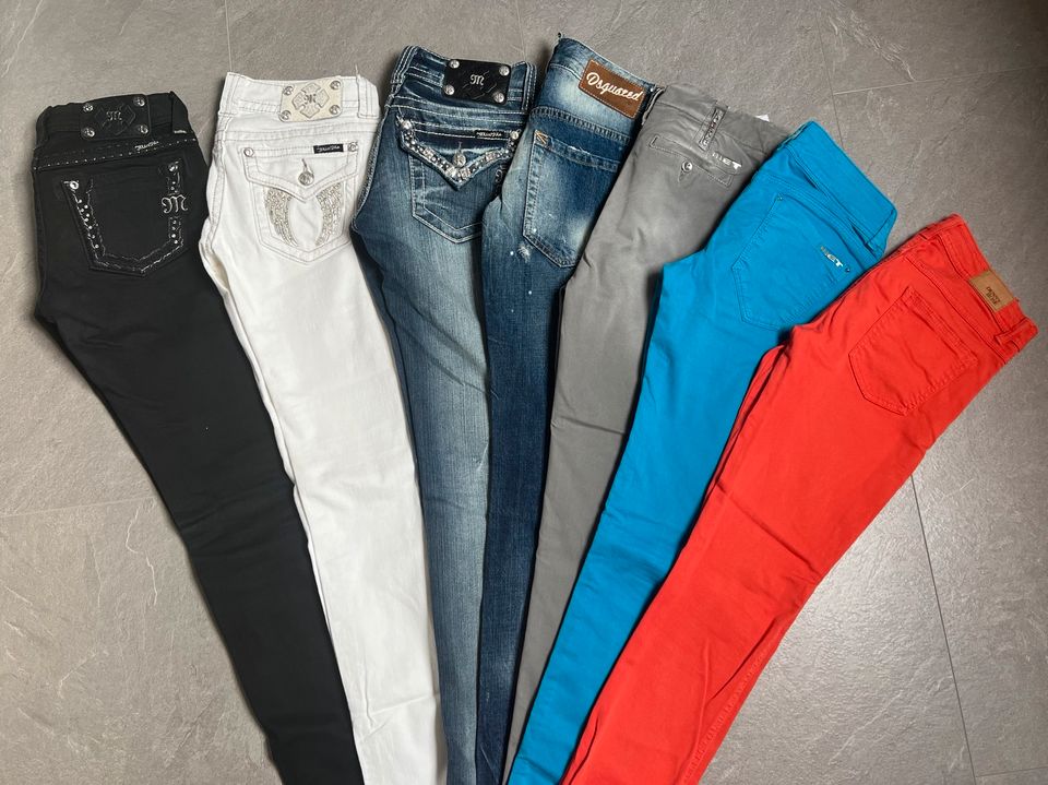 Damen Dsquared, Met, Miss Me, Jeans und Hosen Gr. 25/26 in Sinsheim