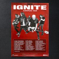 IGNITE – EUROPEAN TOUR HARDCORE POSTER PLAKAT 2022 – A1 Sachsen - Schneeberg Vorschau