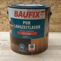 Baufix PUR Langzeitlasur Holzlasur Palisander innen außen UV 2,5L Bayern - Schwandorf Vorschau