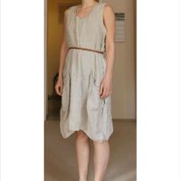 Leinen Kleid Oversized Lagenlook Ballonkleid XL Beige Natur Öko Berlin - Reinickendorf Vorschau