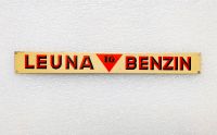 ‼️ Blechschild Leuna Benzin 1930 kein Emailschild Emailleschild Saarland - Schiffweiler Vorschau