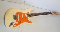 Squier Fender Strato Gitarre Beige Orange Sachsen - Zwickau Vorschau