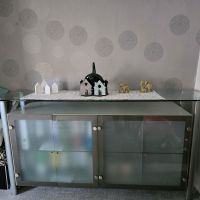 Seltenes Sideboard in Glas und Aluminium Sachsen-Anhalt - Südliches Anhalt Vorschau