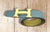 Hochwertiger Hermes Gürtel mit vergoldetem H-Schnalle - Größe 100 Nordrhein-Westfalen - Hamm Vorschau
