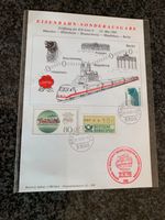 Briefmarken Eisenbahn Sonderausgabe1993 ICE Linie 6 Hessen - Heusenstamm Vorschau