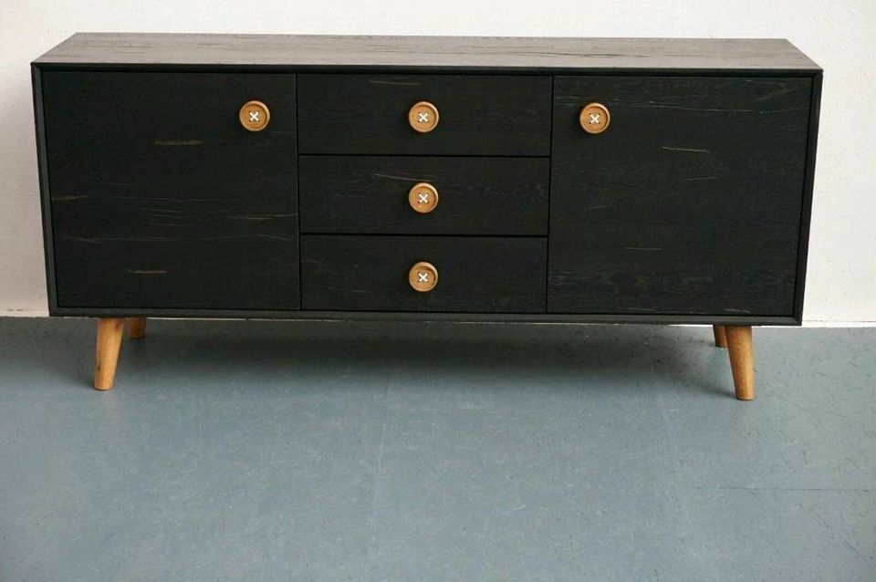 Bodahl Sideboard Tailor # Mocca black # Massiv-Möbel in Alsfeld