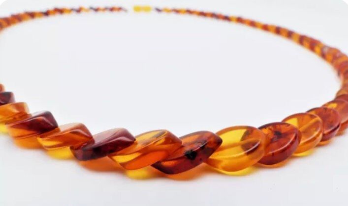 BERNSTEIN Kette außergewöhnliches Design verschieden Farben Amber in München