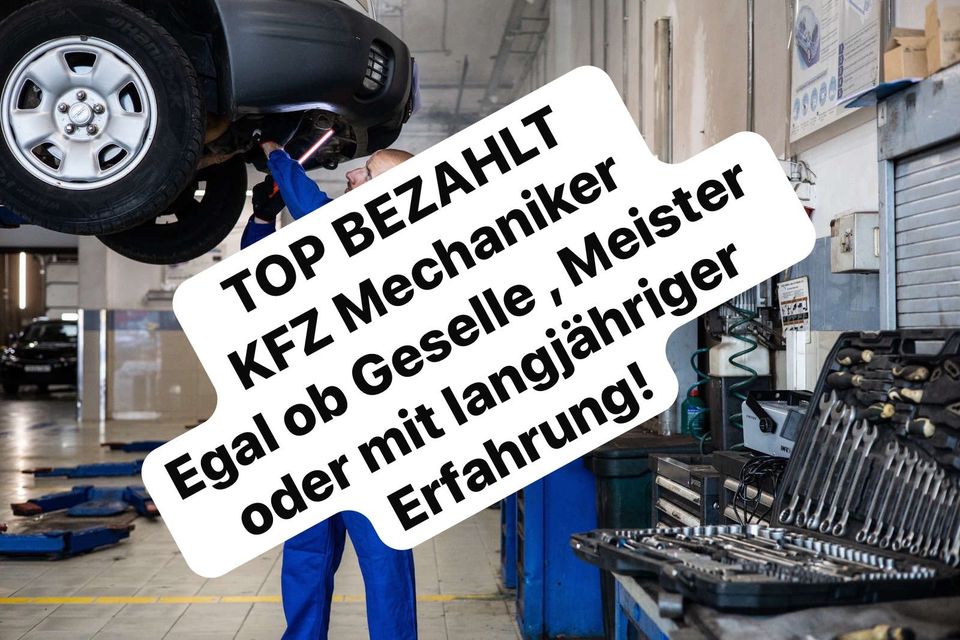TOP BEZAHLT KFZ Mechaniker Geselle oder Meister in einem Autohau in Neunkirchen a. Brand
