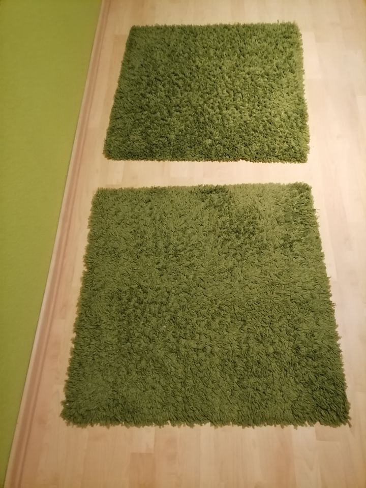 Teppich Ikea grasgrün 2 Stück, Jetzt 80x80cm in Hamm