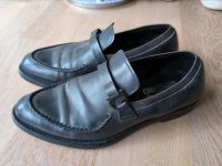 Luxus Ferragamo Halbschuhe Loafers 10/45 Grau-Braun Dresden - Innere Altstadt Vorschau