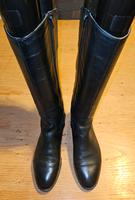 Schwarze Damenstiefel Leder von Tamaris Größe 38 Dresden - Loschwitz Vorschau