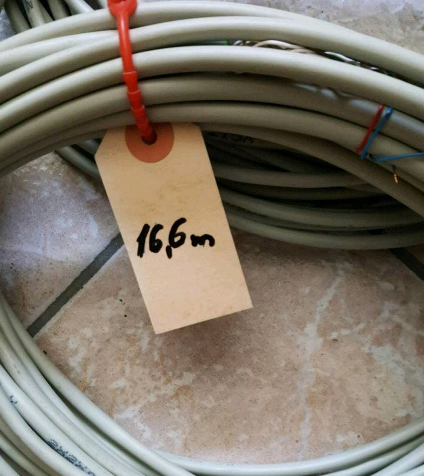 Telefon Kabel 17.5m. -14.3m.-16.6m. Gesamt Preis in Mahlberg