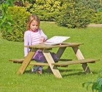 massiver Picknicktisch Kinder Gartentisch mit Bank Holz schwer Rostock - Stadtmitte Vorschau