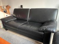 Schillig Couch / Sofa 2- und 3-Sitzer in Leder schwarz Nordrhein-Westfalen - Krefeld Vorschau