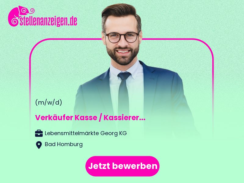 Verkäufer Kasse / Kassierer  (m/w/d) in Bad Homburg
