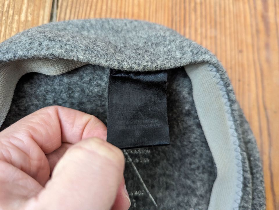 Kangol Mütze 100% reine Schurwolle Hut Gr. M Cape Flatcap grau in Berlin