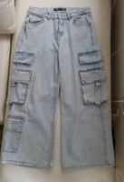 2 Baggy Cargo Jeans Hose viele Taschen blau hellblau XS u M Berlin - Lichtenberg Vorschau