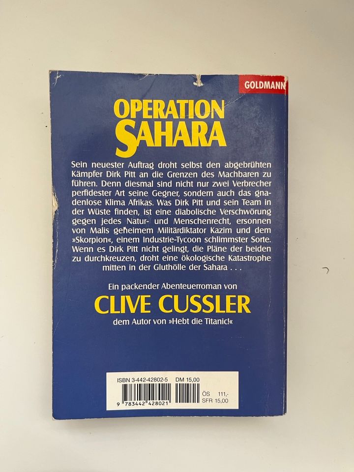 Operation Sahara Clive cussler in Arzfeld