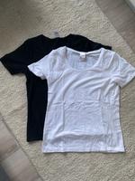 4 Damen Shirts kurzarm weiß schwarz Vivance 40/42 Rheinland-Pfalz - Klein-Winternheim Vorschau