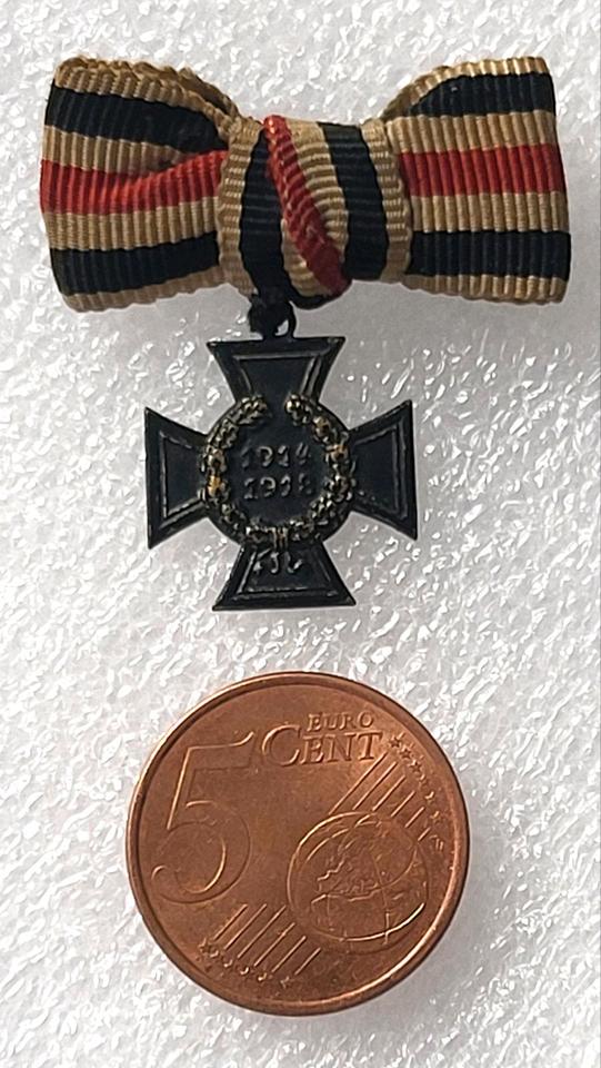 Miniatur zum Hinterbliebenenkreuz Witwenkreuz 1.WK Militaria in Berlin