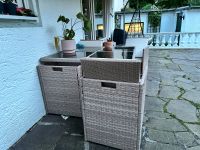 Gartenmöbel für 4 + 4 Personen aus Polyrattan Kr. München - Gräfelfing Vorschau