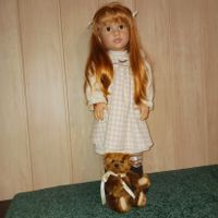 Götzpuppe Anna-Maria mit Steiff Teddybär Dortmund - Innenstadt-West Vorschau