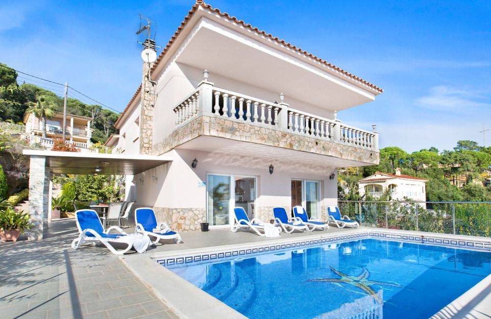 ❤️TOP Spanien Ferienhaus Costa Brava privater Pool und Meerblick in St. Wendel