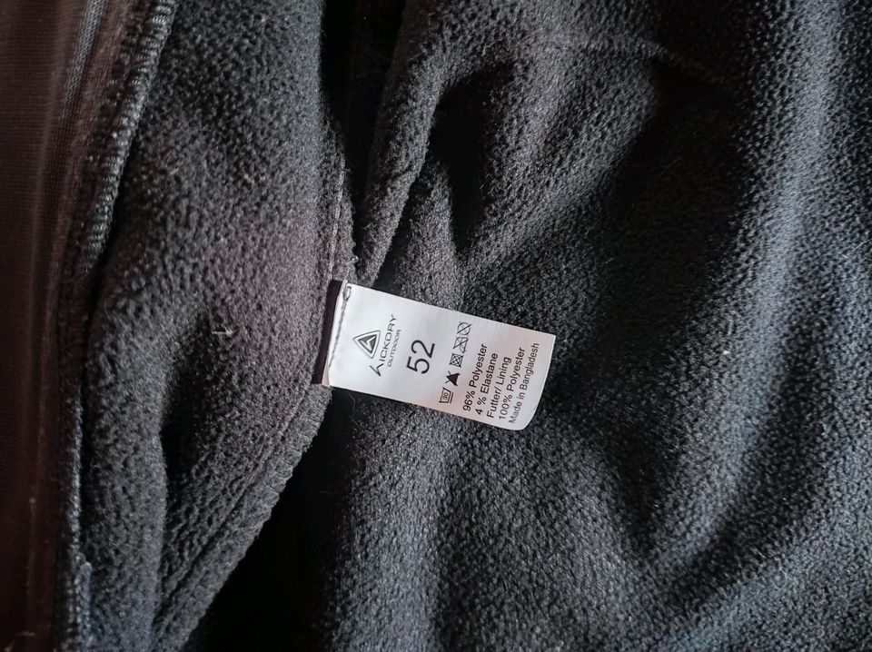 Hickory Softshell Jacke Grau Größe 52 L in Dudenhofen