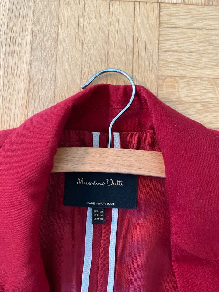 Blazer - rot - Massimo Dutti - 38 (eher 36) in Northeim