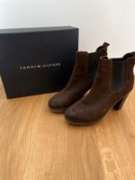 Tommy Hilfiger High Heel Boot Stiefeletten Gr. 41 braun Wildleder Bayern - Bayreuth Vorschau