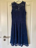 Kleid, Spitzenkleid, knielang, dunkelblau von Melrose Größe 38 Niedersachsen - Verden Vorschau