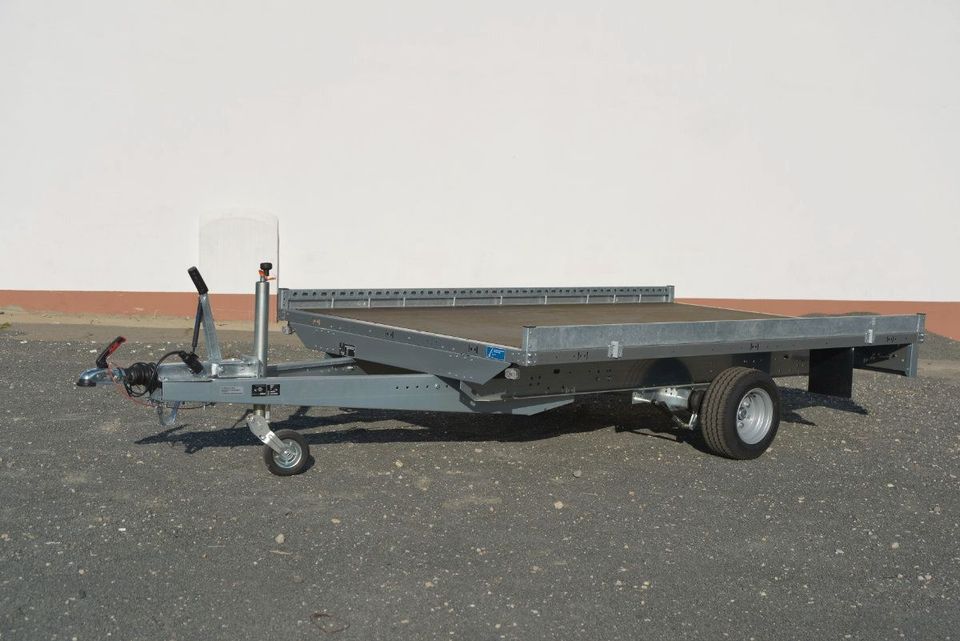 ❗❗❗SONDERPREIS ❗❗❗ STEMA Carrier XL -SHA O2 15-30-18.1 PKW Anhänger 24410 1500kg 301x183 Motorradtrailer Quad Autotrailer Autotransporter Hochlader Kfz-Trailer Baumaschinentransporter Plattform 1,5to in Leipzig