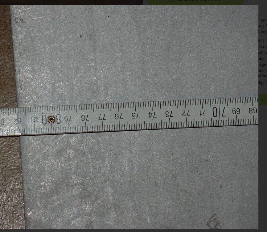 Gebrauchte Kaminabdeckung aus ca. 2mm VA Schornstein Abdeckung in Wallerfangen
