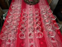 10 Bleikristall Rotwein Gläser, Kristall, sehr alt Niedersachsen - Wangerland Vorschau