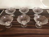 Runde Glasschalen mit Fuß Vintage Bayern - Diedorf Vorschau