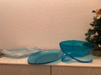 Tupperware Eleganzia Glasklar Set NEU blau Kelle Schüssel Nordrhein-Westfalen - Sassenberg Vorschau