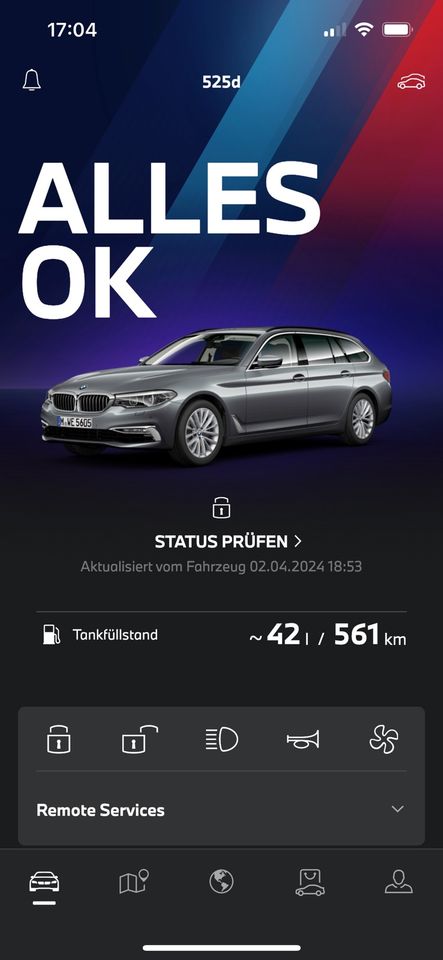 BMW 525D 96tkm Panorama Leder Kamera checkheft Tausch möglich in Hamburg
