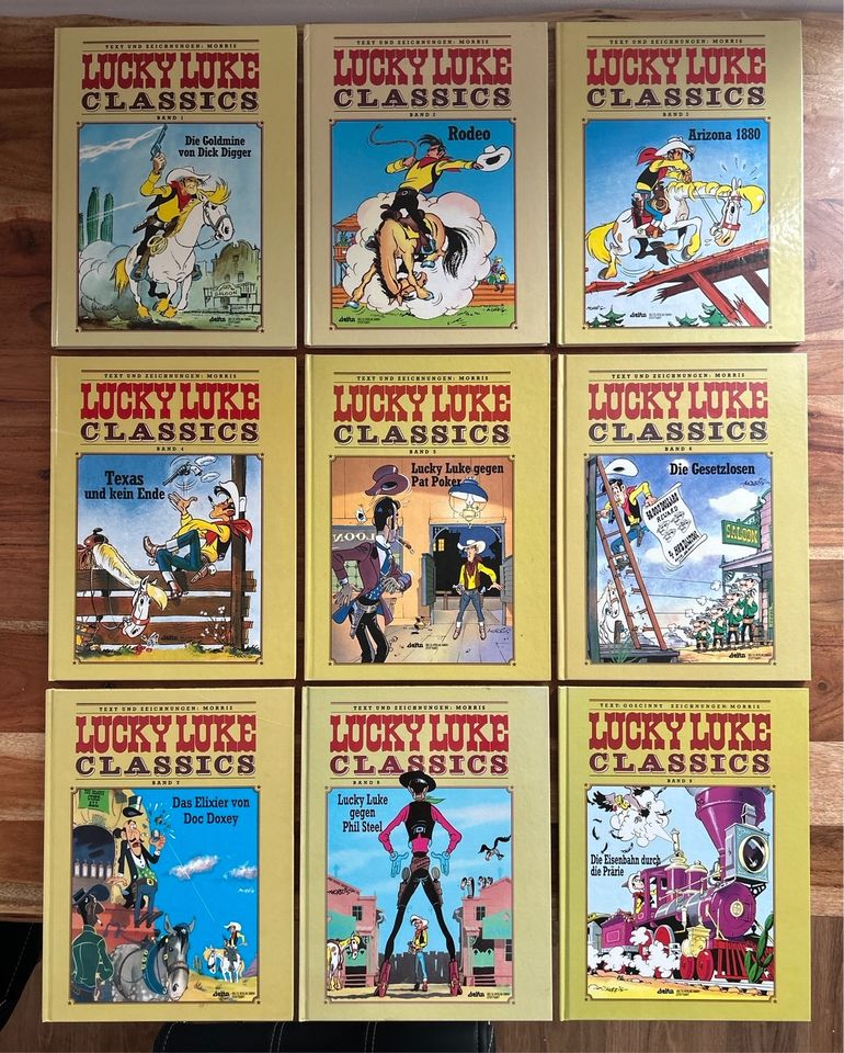 Lucky Luke classics 1-9 komplett in Bad Belzig