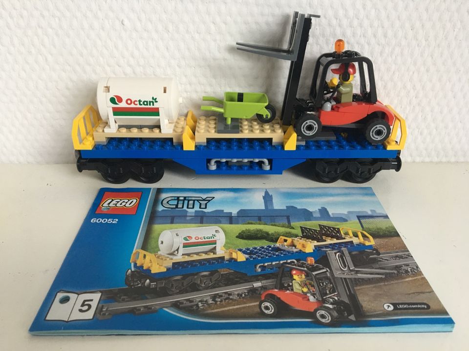 LEGO City 60052 - Nur Güterwagen + Stapler - Zug Waggon Eisenbahn in Köln Vogelsang